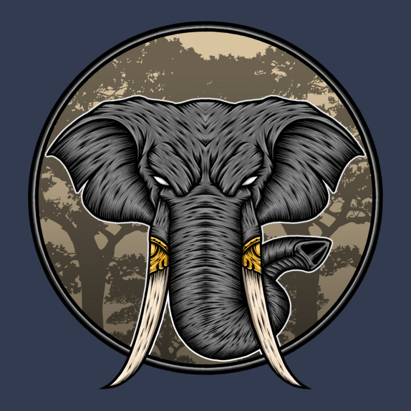 Wild Elephant Vector V-neck Tee | Artistshot