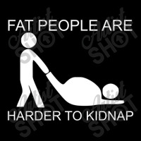 Fat People Are Harder To Kidnap Funny Cropped Hoodie | Artistshot