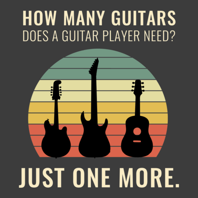 Funny Design How Many Guitars Does A Guitar Player Need Just One More  Men's Polo Shirt | Artistshot