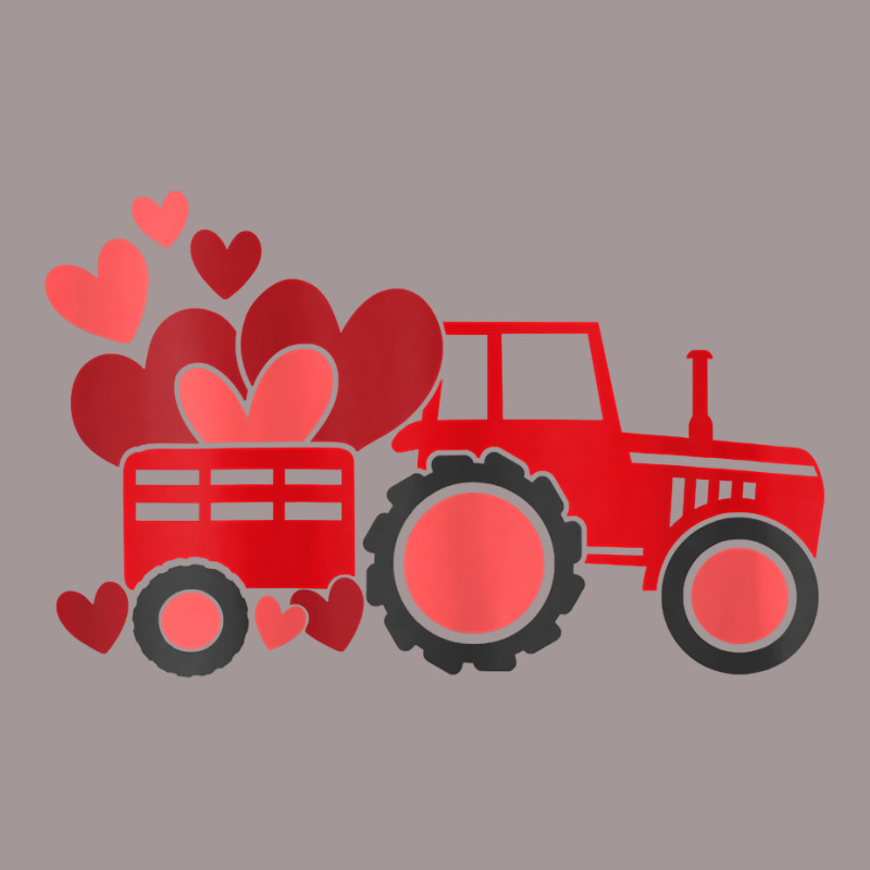 Womens Happy Valentines Day Heart In Tractor Funny Toddler Womens T Sh Vintage Short | Artistshot