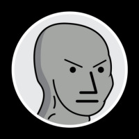 Angry Npc Meme Sticker Adjustable Cap | Artistshot