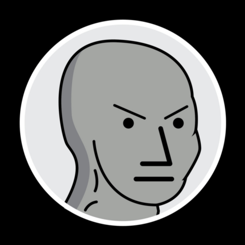 Angry Npc Meme Sticker Adjustable Cap by AleemuddinNone | Artistshot