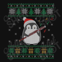 Flute Ugly Christmas Sweater Penguin Xmas Family Matching Graphic T-shirt | Artistshot