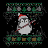 Flute Ugly Christmas Sweater Penguin Xmas Family Matching V-neck Tee | Artistshot