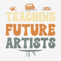 Teaching Future Artists Funny Art Teacher Students School Adjustable Cap | Artistshot