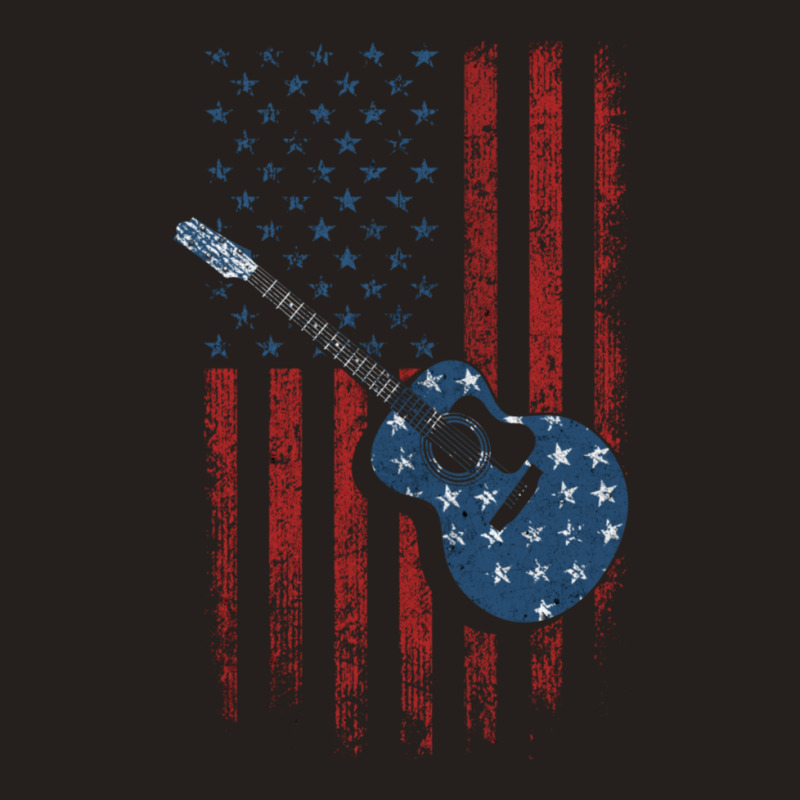 Guitar American Flag Tank Top | Artistshot