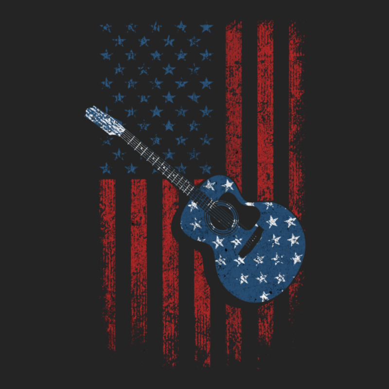 Guitar American Flag 3/4 Sleeve Shirt | Artistshot