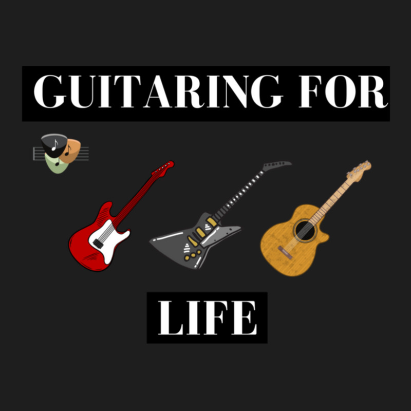 Guitaring For Life Classic T-shirt | Artistshot