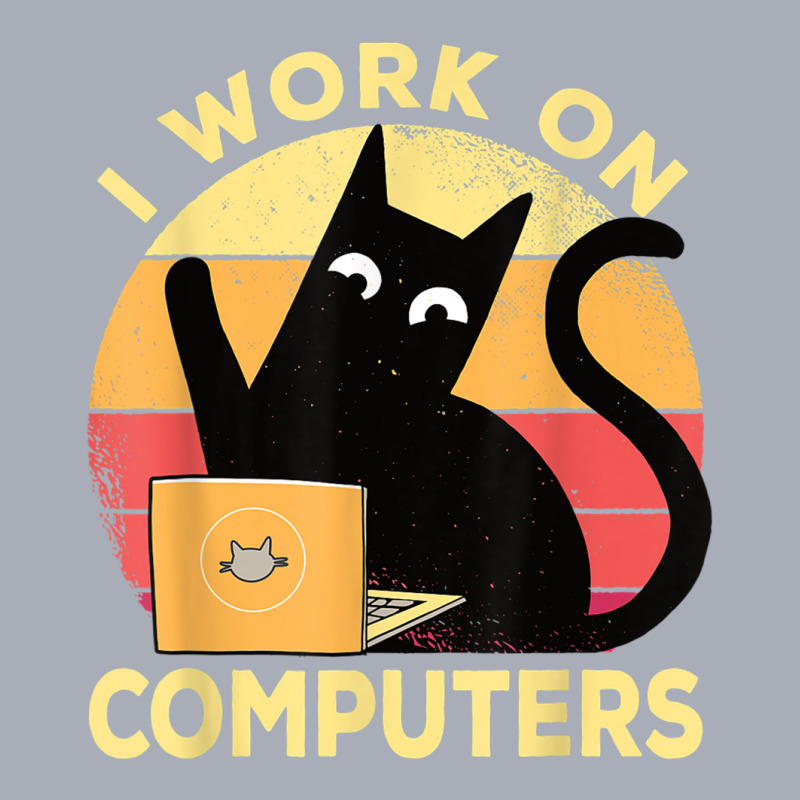 Cool Programming Nerd I Work On Computers Angry Cat T Shirt Tank Dress by hamlerf | Artistshot