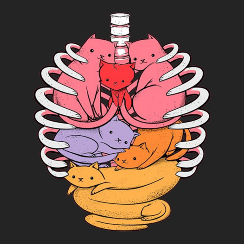 Organs Made Out Of Cats 3/4 Sleeve Shirt by JamesLong | Artistshot