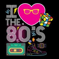 I Heart The 80's Eighties Lightweight Hoodie | Artistshot