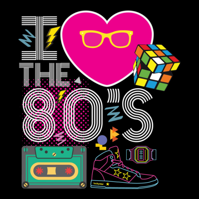 I Heart The 80's Eighties Lightweight Hoodie | Artistshot