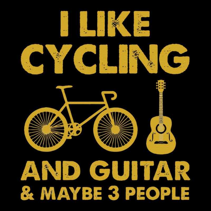 I Just Like Cycling And Bass Guitar And Maybe 3 People V-neck Tee | Artistshot