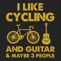 I Just Like Cycling And Bass Guitar And Maybe 3 People 3/4 Sleeve Shirt | Artistshot