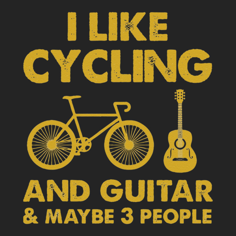 I Just Like Cycling And Bass Guitar And Maybe 3 People 3/4 Sleeve Shirt | Artistshot