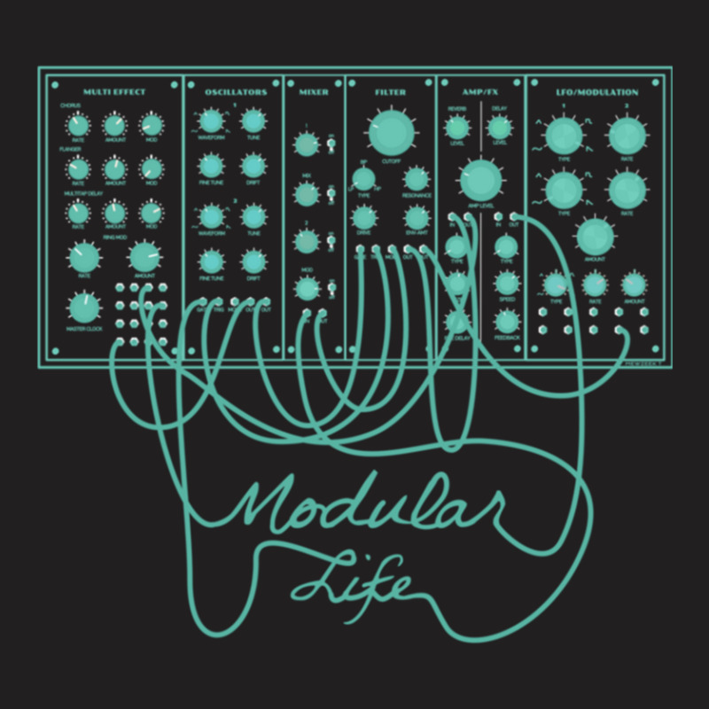 Synthesizer Modular Synth For Electronic Musician T-shirt | Artistshot