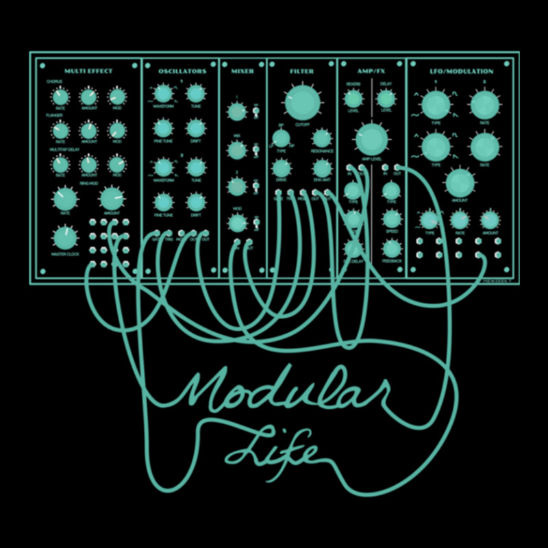 Synthesizer Modular Synth For Electronic Musician Pocket T-shirt | Artistshot