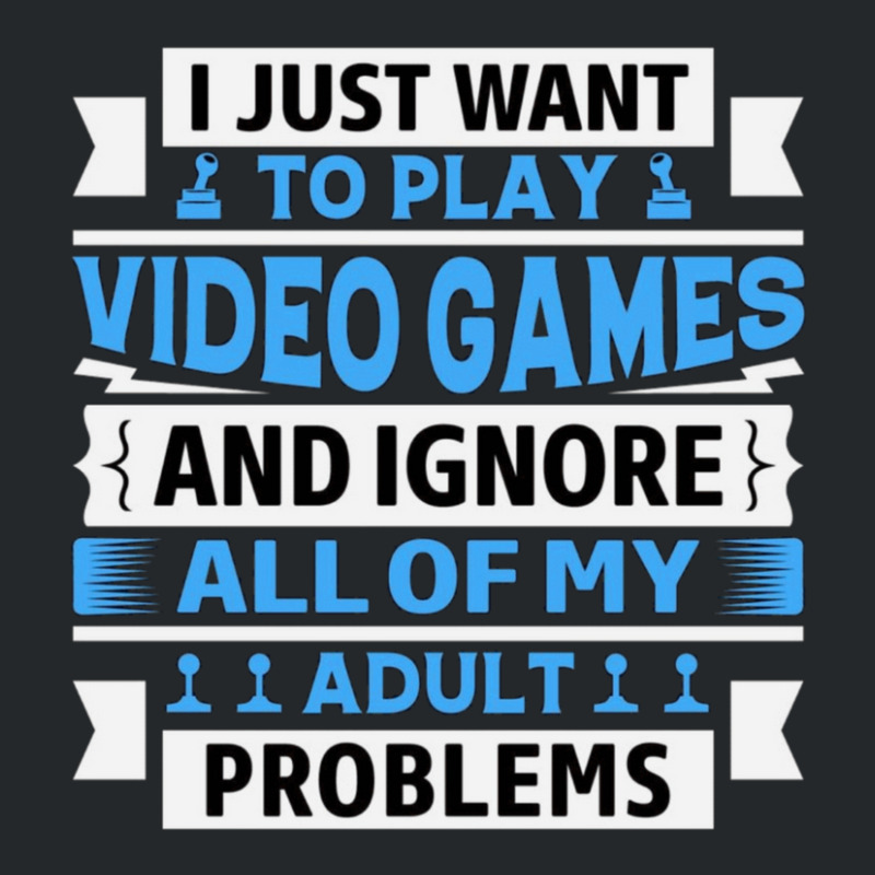 I Just Want To Play Video Games And Ignore All Of My Adult Problems 1 Crewneck Sweatshirt | Artistshot