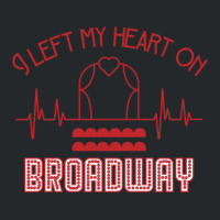 I Left My Heart On Broadway Crewneck Sweatshirt | Artistshot