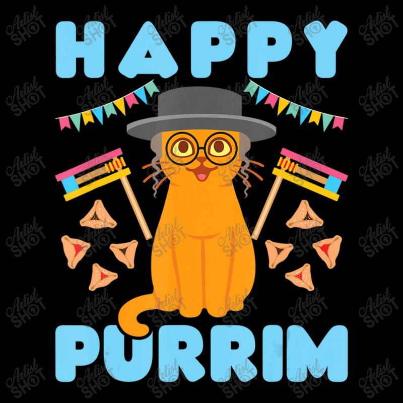 Happy Purim Jewish Holiday Cat Hamantash Men Women Kids Youth Hoodie | Artistshot