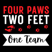 Dog Agility Four Paws Two Feet One Team Fleece Short | Artistshot