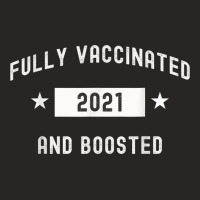 Fully Vaccinated And Boosted Funny Cool Cute 2020 2021 2022 T Shirt Ladies Fitted T-shirt | Artistshot