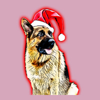 German Shepherd Xmas Classic T-shirt | Artistshot