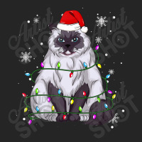 Himalayan Cat Christmas Light Christmas Cat Santa Hat Unisex Hoodie | Artistshot