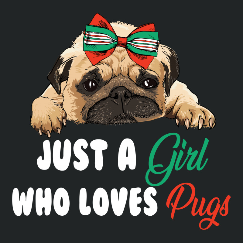 Just A Girl Who Loves Pugs For Dark Duffel Bag | Artistshot