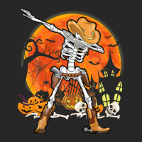 Happy Halloween Pumpkin Skeleton Dabbing Funny Men's T-shirt Pajama Set | Artistshot