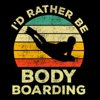 I’d Rather Be Body Boarding Bodyboarding Vintage Gift For Body Board Men's Long Sleeve Pajama Set | Artistshot