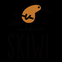 Skiwi Funny Kiwi New Zealand Bird Ski Cartoon Pocket T-shirt | Artistshot