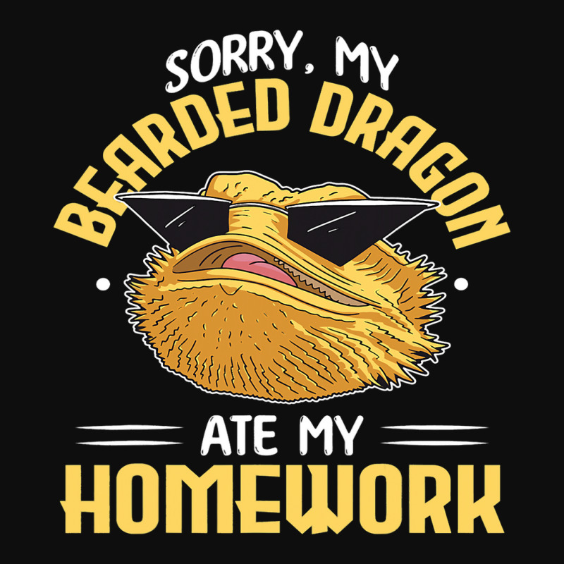 Sorry My Bearded Dragon Ate My Homework Design Lizard Lovers Crop Top by XAVIERESPREE | Artistshot