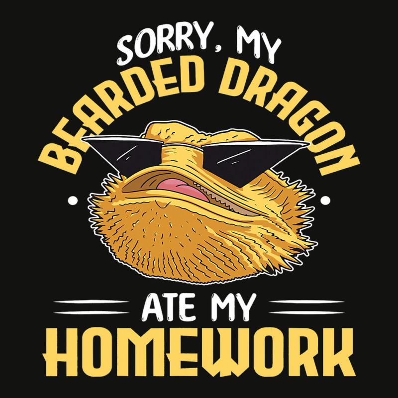 Sorry My Bearded Dragon Ate My Homework Design Lizard Lovers Scorecard Crop Tee by XAVIERESPREE | Artistshot