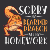 Sorry My Bearded Dragon Ate My Homework Funny (c) 1 Vintage Hoodie And Short Set | Artistshot