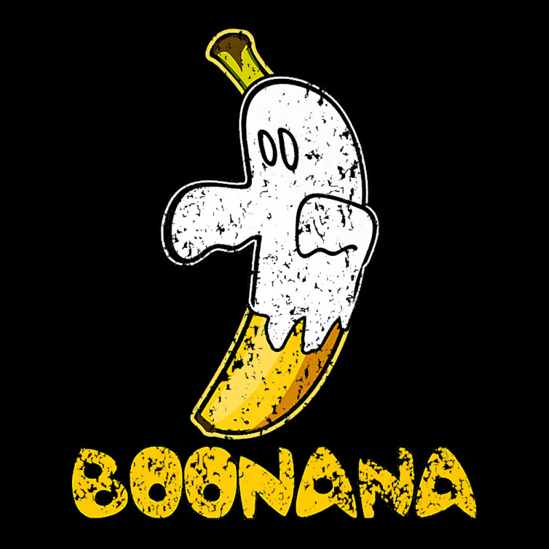 Funny Cute Distressed Ghost Fruit Banana Boonana Tee Cropped Hoodie by KimberleeWilson786 | Artistshot