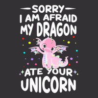 Sorry My Dragon Ate Your Unicorn 2 Vintage Short | Artistshot