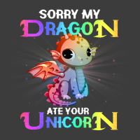 Sorry My Dragon Ate Your Unicorn Funny Men's Polo Shirt | Artistshot