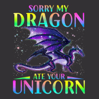 Sorry My Dragon Ate Your Unicorn Rainbow Sarcastic Funny Vintage Short | Artistshot