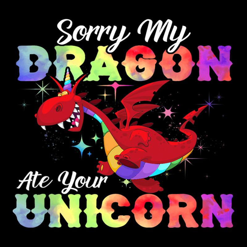 Sorry My Dragon Ate Your Unicorn Shirt Awesome Dragons Lover Women's V-Neck T-Shirt by XAVIERESPREE | Artistshot