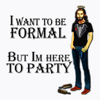 Jesus Parties T-shirt | Artistshot