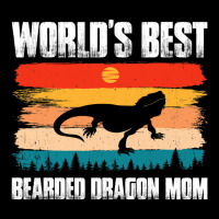 Worlds Best Bearded Dragon Mom Reptile Lizard Gecko Mom Pocket T-shirt | Artistshot