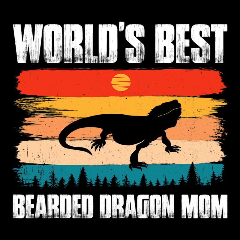 Worlds Best Bearded Dragon Mom Reptile Lizard Gecko Mom Men's Long Sleeve Pajama Set by MELISSABISHOP | Artistshot