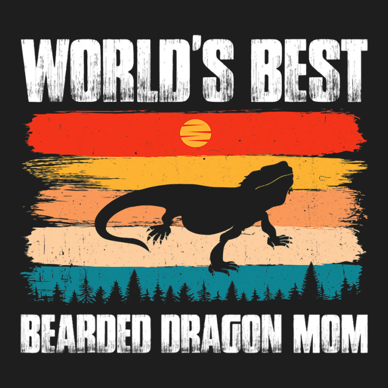 Worlds Best Bearded Dragon Mom Reptile Lizard Gecko Mom Classic T-shirt by MELISSABISHOP | Artistshot