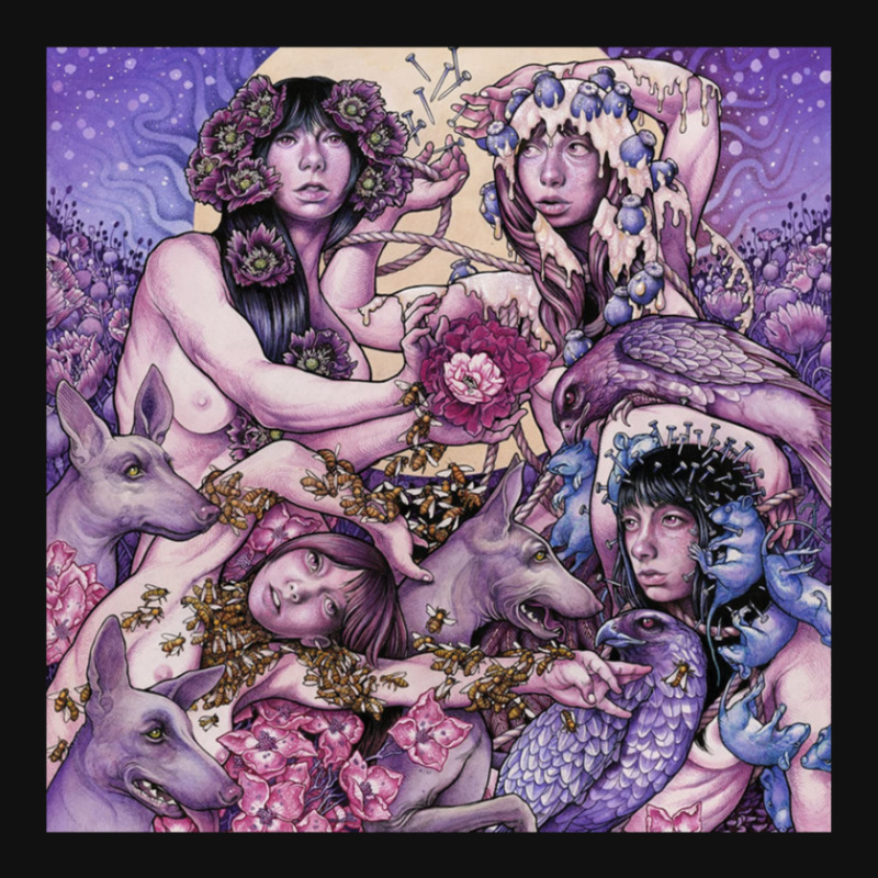 Baroness Purple Metal Print Square | Artistshot