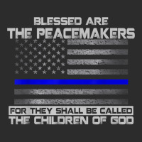 Blessed Are The Peacemakers Thin Blue Line Flag Police T Shirt Exclusive T-shirt | Artistshot