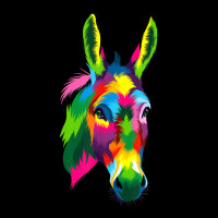 Donkey Head Colorful Art Animals Watercolor Painting Farm T Shirt Youth Hoodie | Artistshot