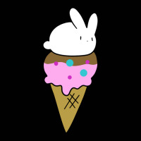 Bunny Icecream Cone Toddler 3/4 Sleeve Tee | Artistshot