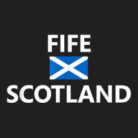 Fife Scotland Scottish Flag City T Shirt T-shirt | Artistshot