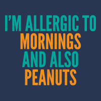 Limited Edition I'm Allergic To Mornings And Also Peanuts Men Denim Jacket | Artistshot